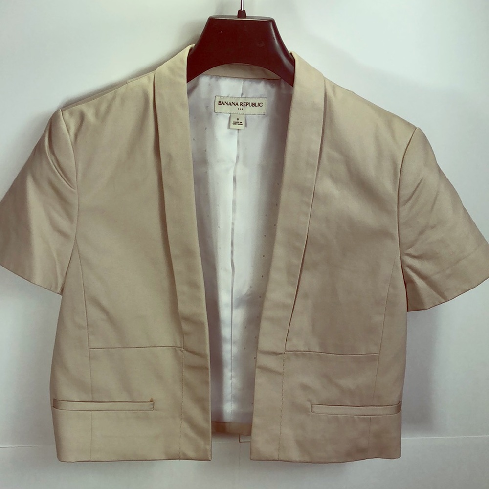 Banana republic cropped jacket